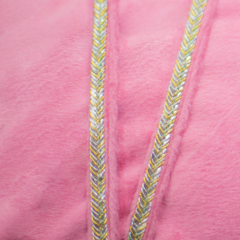 Vendola Premium Velvet Cushion Covers with Elegant Golden Lace Detailing