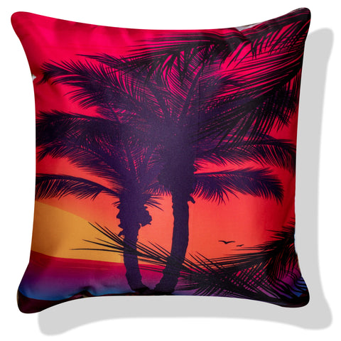 Vendola Decorative Satin 250TC Sofa Cushion Pillow Covers, Multicolor, Set of 5 Ethnic Cushion Covers