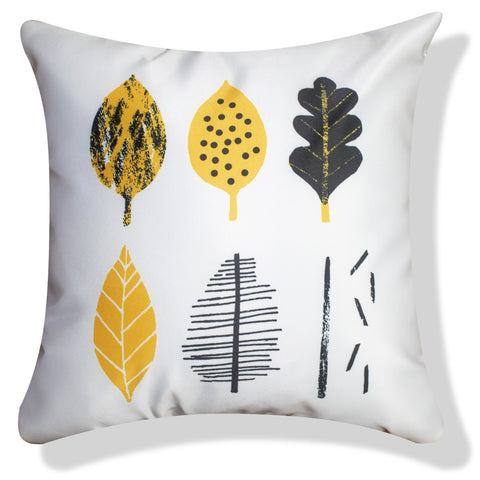 Vendola Decorative Satin 250TC Sofa Cushion Pillow Covers, Multicolor, Set of 5 Ethnic Cushion Covers