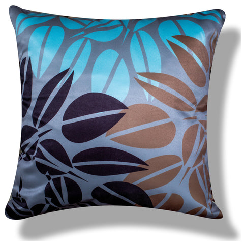 Vendola Decorative Satin 250TC Sofa Cushion Pillow Covers, Multicolor, Set of 5 Ethnic Cushion Covers