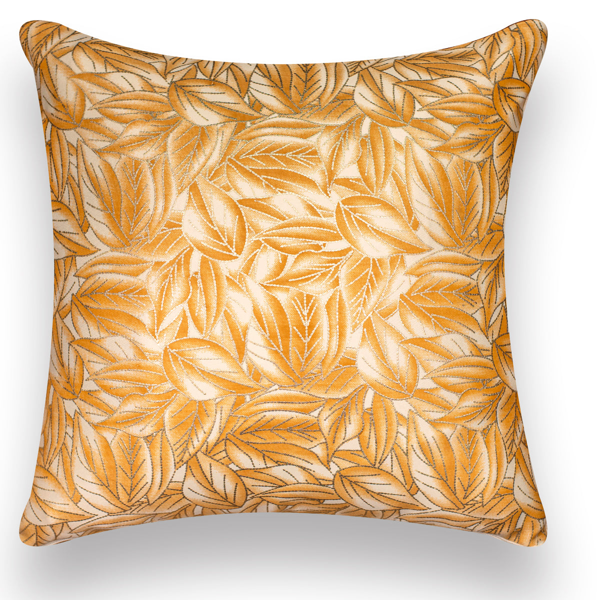 Vendola Satin Whiteout Cushion Covers with Foil & Printed Design