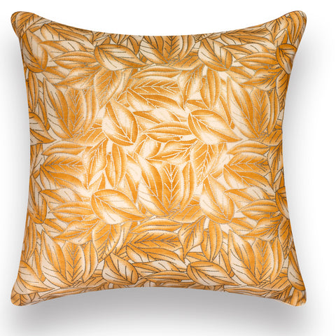 Vendola Satin Whiteout Cushion Covers with Foil & Printed Design
