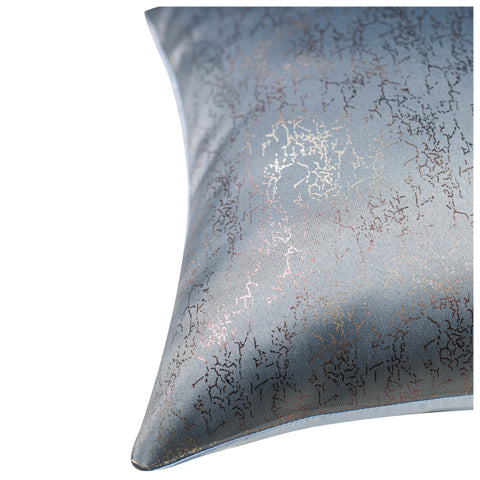 VENDOLA Premium Foil Print Cushion Covers – 250TC Polyester Decorative Pillow Covers for Modern Home Décor (Dark Grey)