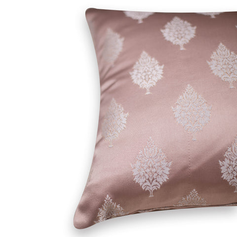 VENDOLA Premium Jacquard Cushion Cover for Sofa & Bed – Designer Decorative Pillow Case for Living Room, Bedroom & Home Decor (Butterscotch)