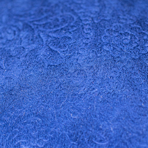 VENDOLA Premium Embossed Velvet Cushion Covers – Soft Decorative Throw Pillow Covers for Sofa, Bed & Living Room (Blue)