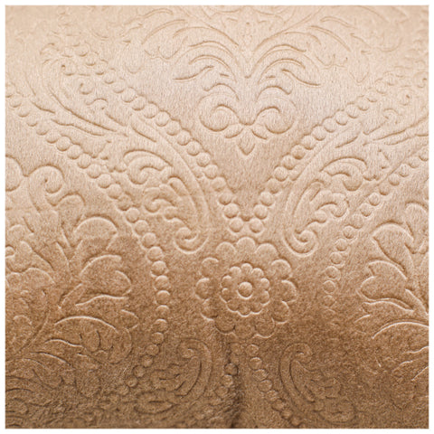 VENDOLA Premium Embossed Velvet Cushion Covers – Soft Decorative Throw Pillow Covers for Sofa, Bed & Living Room (Beige)