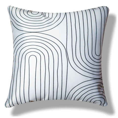 Vendola Decorative Satin 250TC Sofa Cushion Pillow Covers, Multicolor, Set of 5 Ethnic Cushion Covers