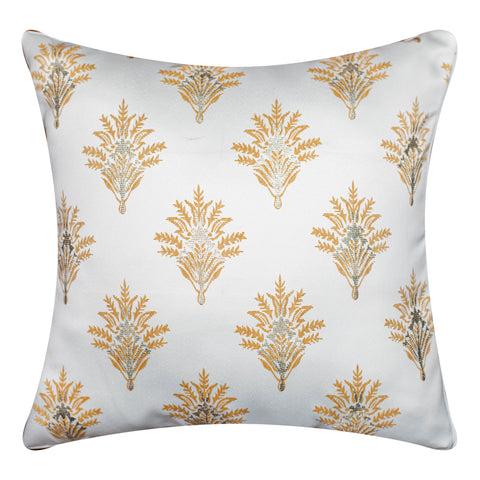Vendola Satin Whiteout Cushion Covers with Foil & Printed Design