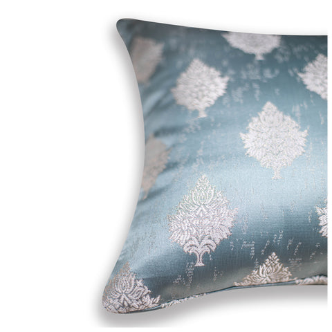 VENDOLA Premium Jacquard Cushion Cover for Sofa & Bed – Designer Decorative Pillow Case for Living Room, Bedroom & Home Decor (Grey)