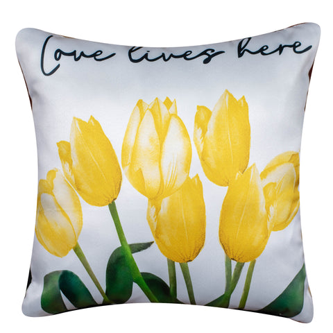 Vendola Decorative Satin 250TC Sofa Cushion Pillow Covers, Multicolor, Set of 5 Ethnic Cushion Covers