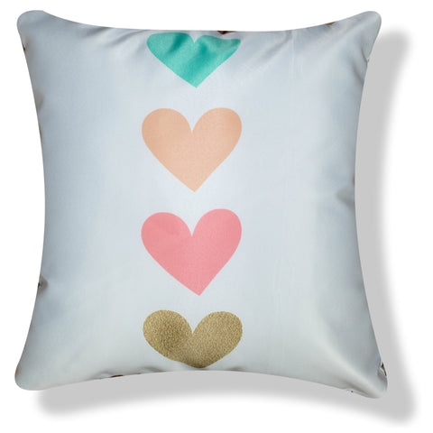 Vendola Satin 250TC Decorative Cushion Pillow Covers, Multicolor, Set of 5 Cushion Covers(Smiley hello)