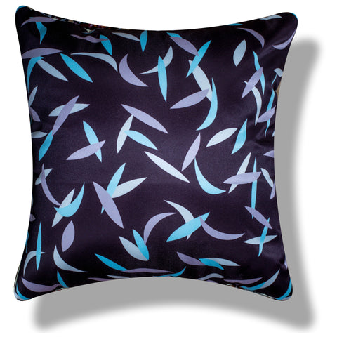 Vendola Decorative Satin 250TC Sofa Cushion Pillow Covers, Multicolor, Set of 5 Ethnic Cushion Covers