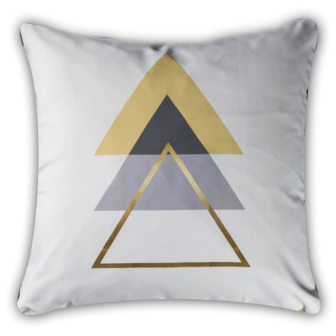 Vendola Decorative Satin 250TC Sofa Cushion Pillow Covers, Multicolor, Set of 5 Ethnic Cushion Covers