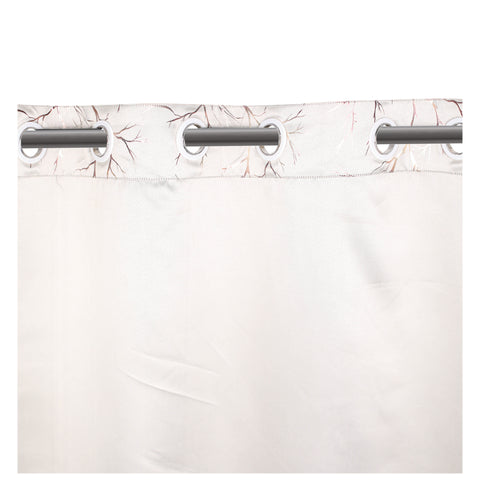 Vendola Premium Blackout Curtains with Shimmering Foil Print | Stainless Steel Eyelets | Matching Tie-Back Included | Elegant Beige | Light Blocking & Privacy Curtains for Living Room & Bedroom (Copy)