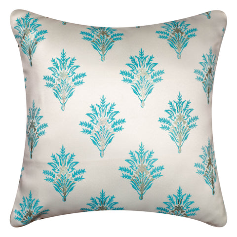 Vendola Satin Whiteout Cushion Covers with Foil & Printed Design