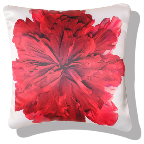 Vendola Floral Printed Satin Cushion Covers - Set of 5 | Soft & Vibrant Decorative Throw Pillow Covers for Sofa, Living Room, Bedroom
