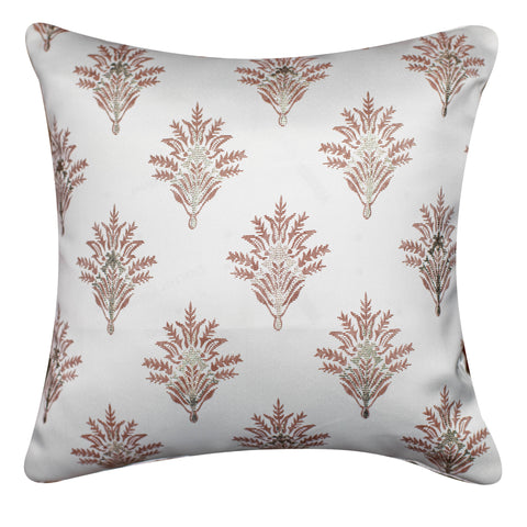 Vendola Satin Whiteout Cushion Covers with Foil & Printed Design