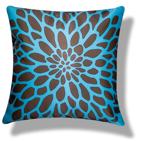 Vendola Decorative Satin 250TC Sofa Cushion Pillow Covers, Multicolor, Set of 5 Ethnic Cushion Covers