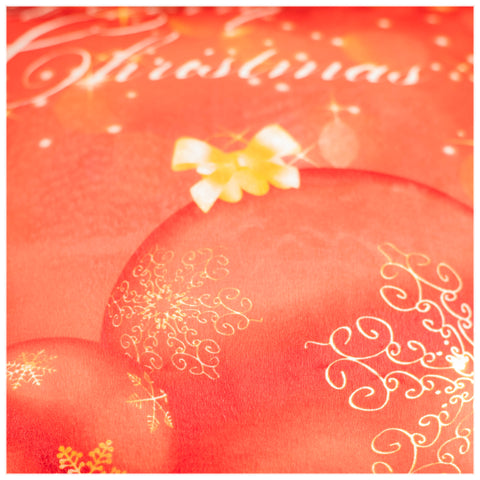 Vendola Premium Velvet Christmas Cushion Covers | Set of 2 | Santa & Ornaments Print | Soft Velvet Fabric | Zipper Closure | Decorative Sofa Pillow Covers for Home Decor, Living Room & Gifting