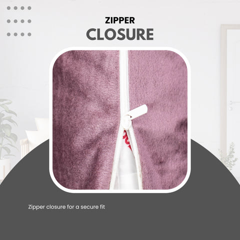 Vendola Premium Velvet Cushion Covers with Elegant Golden Lace Detailing